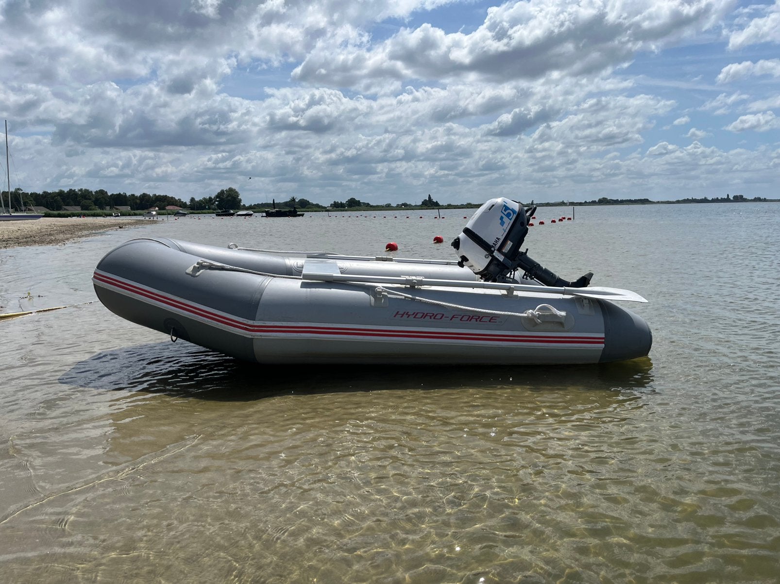 Foto 3 van Prachtige rubberboot 280 met een Yamaha 5 4 takt compleet