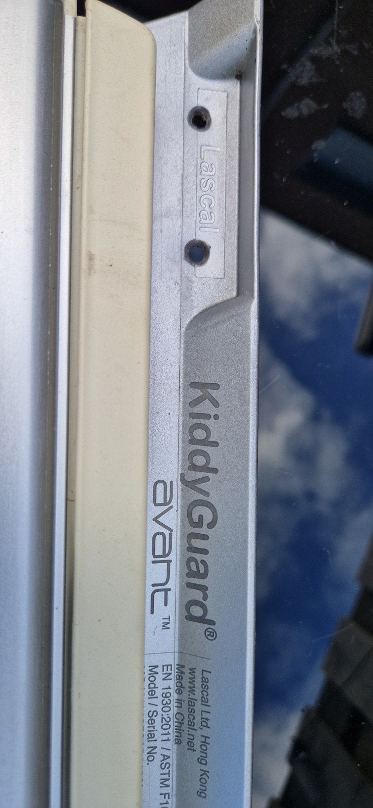 Lascal KiddyGuard Avant oprolhekje, Kinderen en Baby's, Traphekjes, Ophalen, Gebruikt, Metaal of IJzer, 100 tot 115 cm