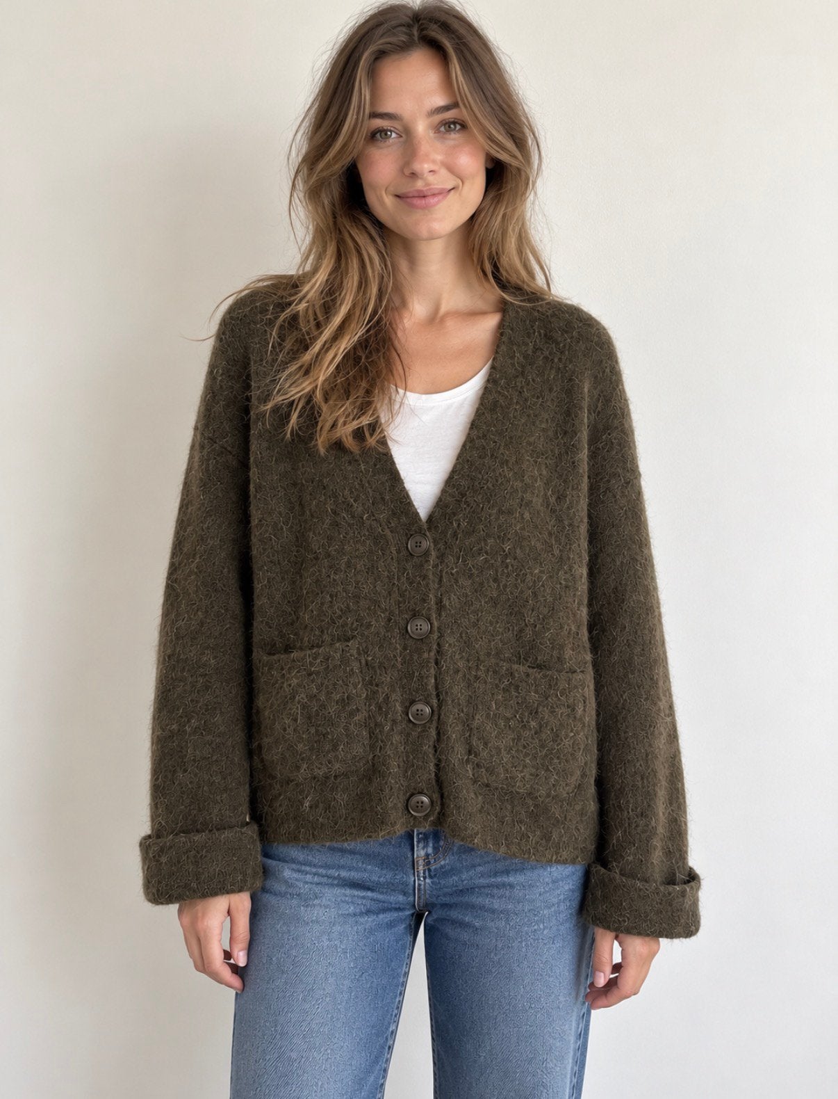 Gestuz oversized groen Alpaca vest maat S/M, Ophalen of Verzenden, Nieuw, Maat 36 (S), Groen