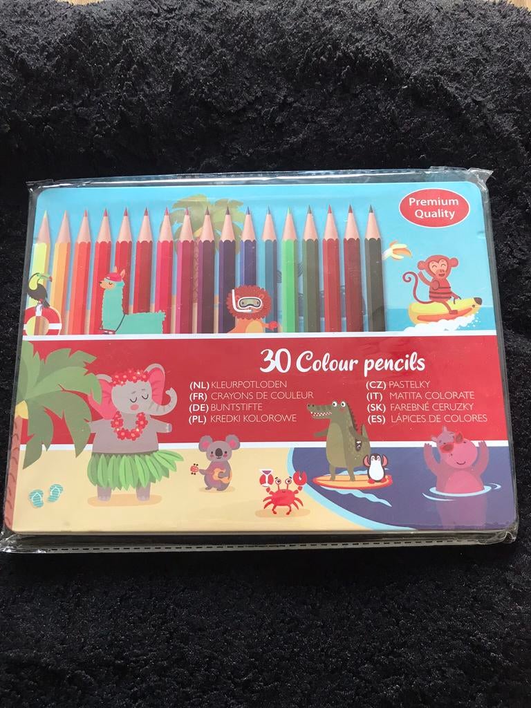 Nieuw in blik: 30 Kleurpotloden FSC verantwoord [keurmerk], Ophalen of Verzenden, Nieuw, Potlood of Stift