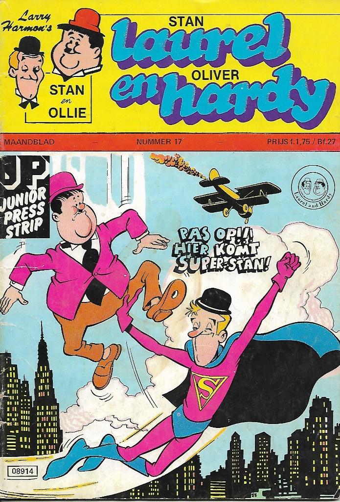 Laurel en Hardy - maandblad Nr 17: Stan en Ollie, Eén comic, Ophalen of Verzenden, Gelezen, Amerika