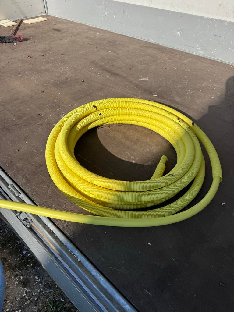 HENCO GAS LEIDING 20mm - Gele Gasbuis, Doe-het-zelf en Verbouw, Buizen en Afvoer, Overige materialen, 6 meter of meer, Zo goed als nieuw