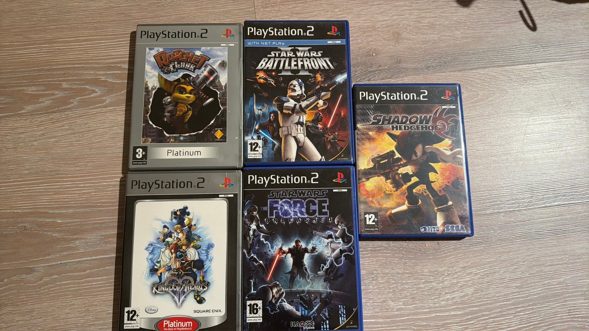 PS2 Games: Kingdom Hearts, Ratchet&Clank, Star Wars, Spelcomputers en Games, Games | Sony PlayStation 2, Gebruikt, 1 speler, Eén computer