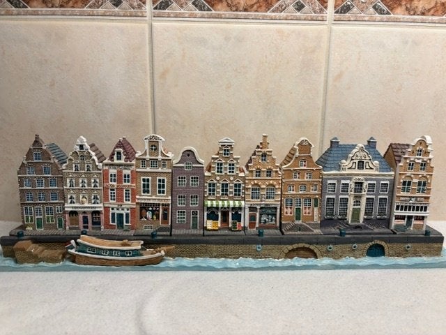 Set Miniatuur Amsterdamse Grachten Pandjes (1), Ophalen of Verzenden