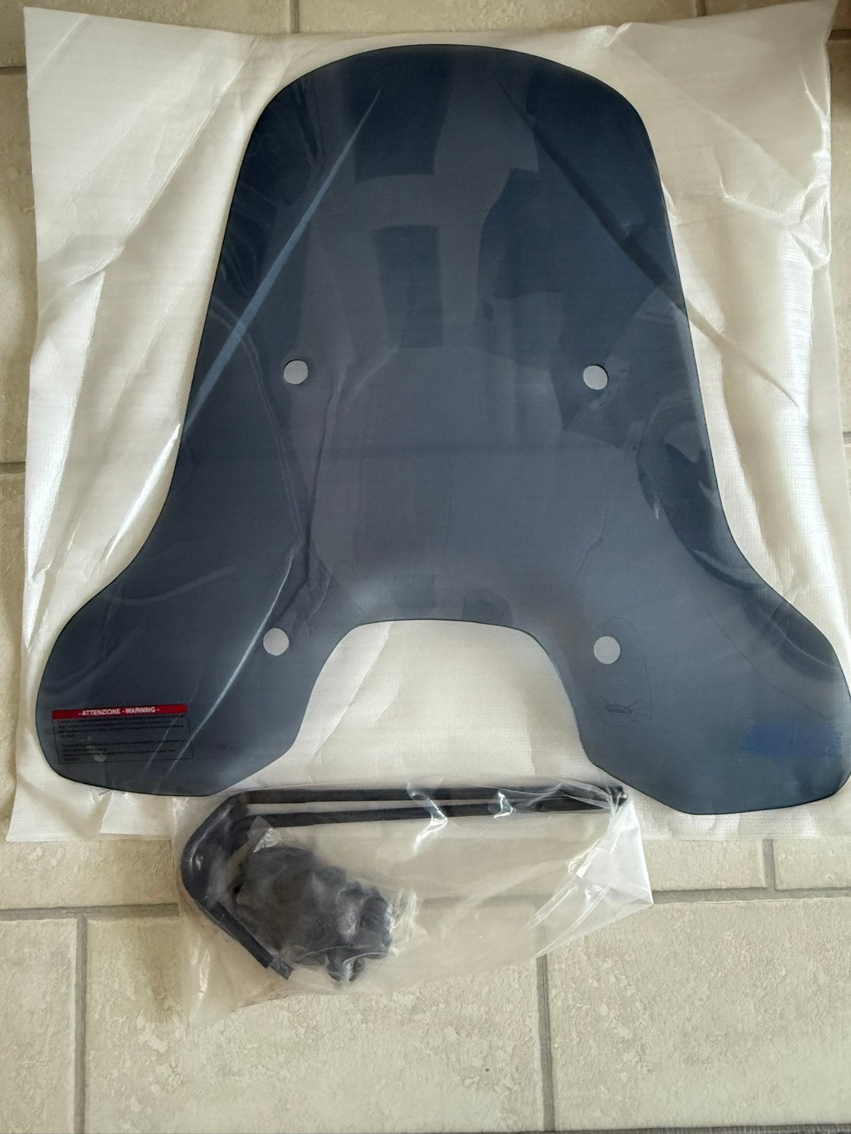 Vespa sprint windscherm hoog smoke compleet nieuw, Ophalen of Verzenden, Nieuw