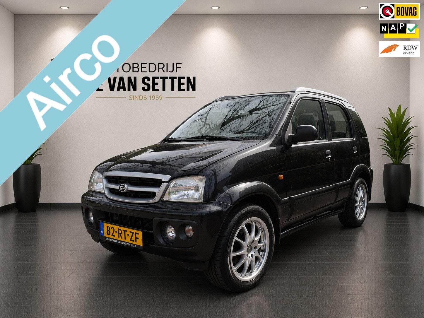 Daihatsu Terios 1.3 SXE . Trekhaak, Airco, Lichtmetalen velg, Keurmerk '100% Onderhouden', 86 pk, 4 cilinders, 400 kg