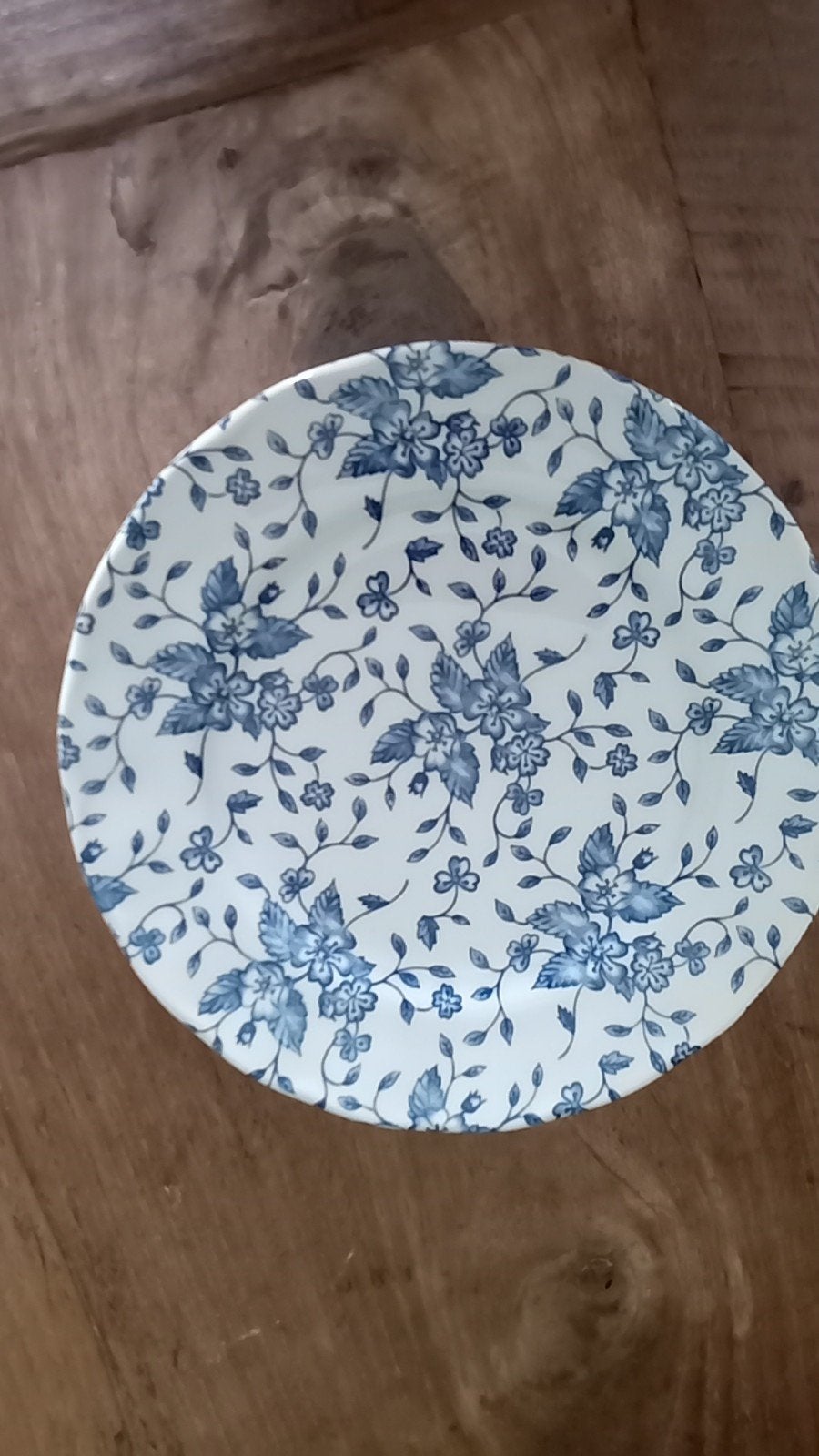 Royal Tudor ware Bouquet bord blauw bloem motief, Ophalen of Verzenden