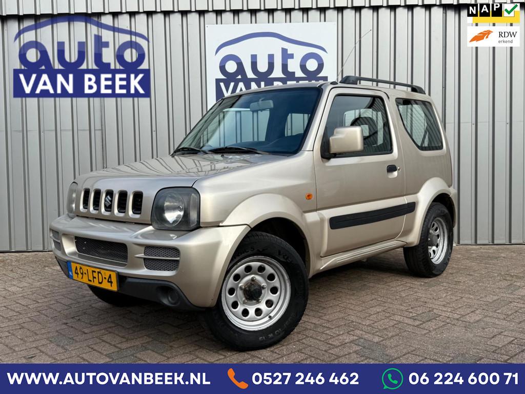 Suzuki Jimny 1.3 JLX|Gereviseerd|LPG|Automaat, Auto's, Suzuki, Zwart, Beige, Origineel Nederlands, Bedrijf