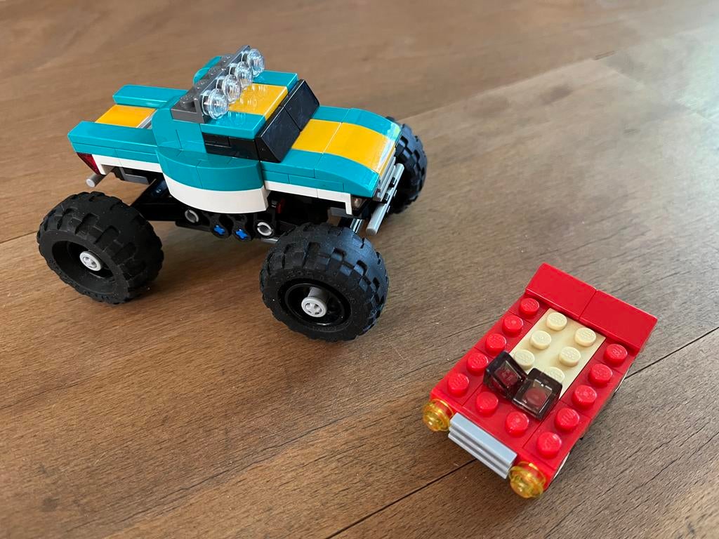 LEGO Creator 31101 Monster Truck 3-in-1 Set, Gebruikt, Lego, Ophalen of Verzenden, Compleet