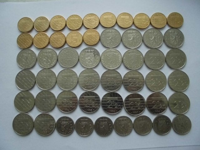 265 munten Nederland Juliana,Beatrix 1950/2001 compleet, Ophalen of Verzenden, Nederland, Munten