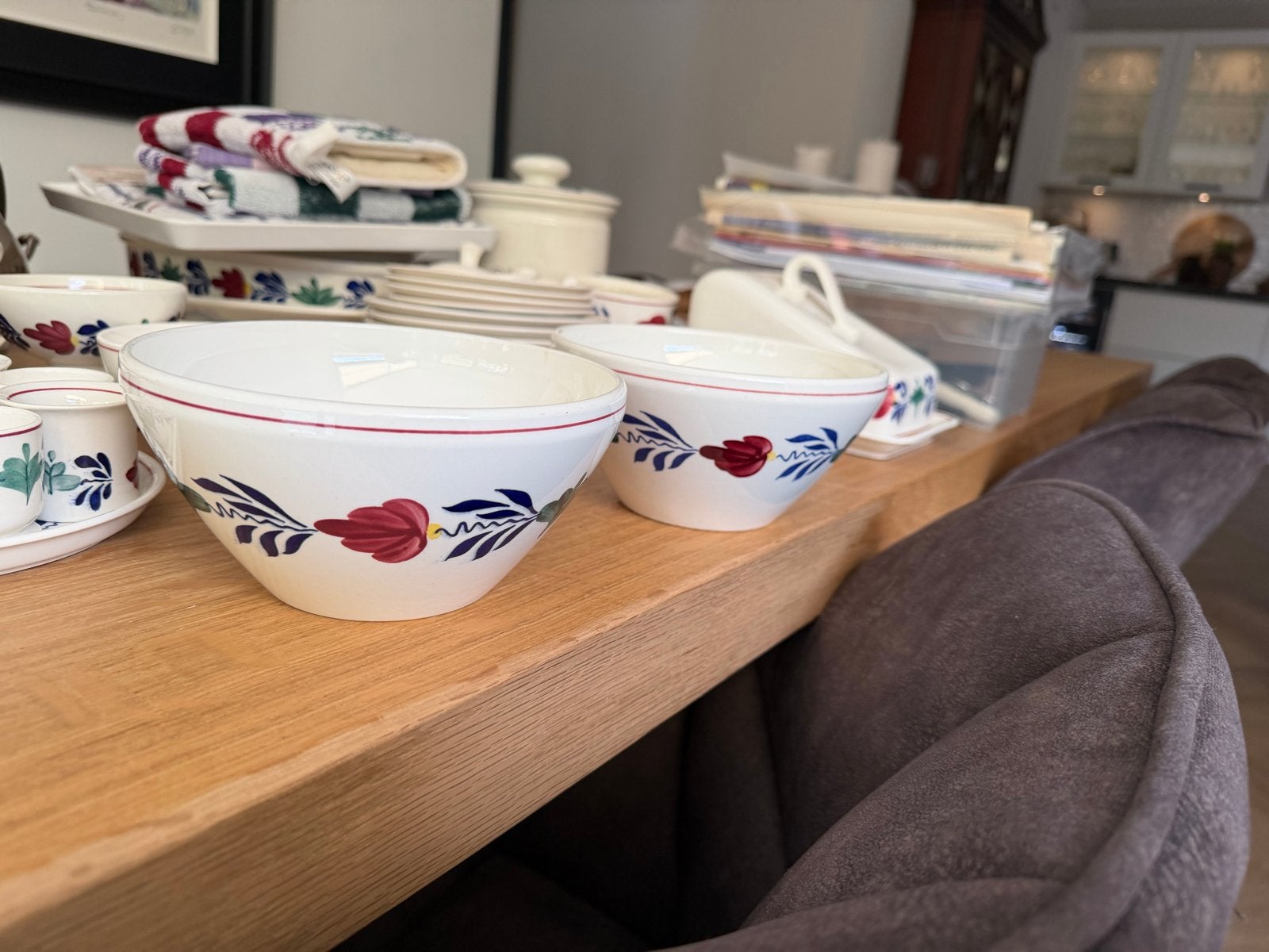 Twee Villeroy & Boch 'Boerenbont' kommen, Ophalen