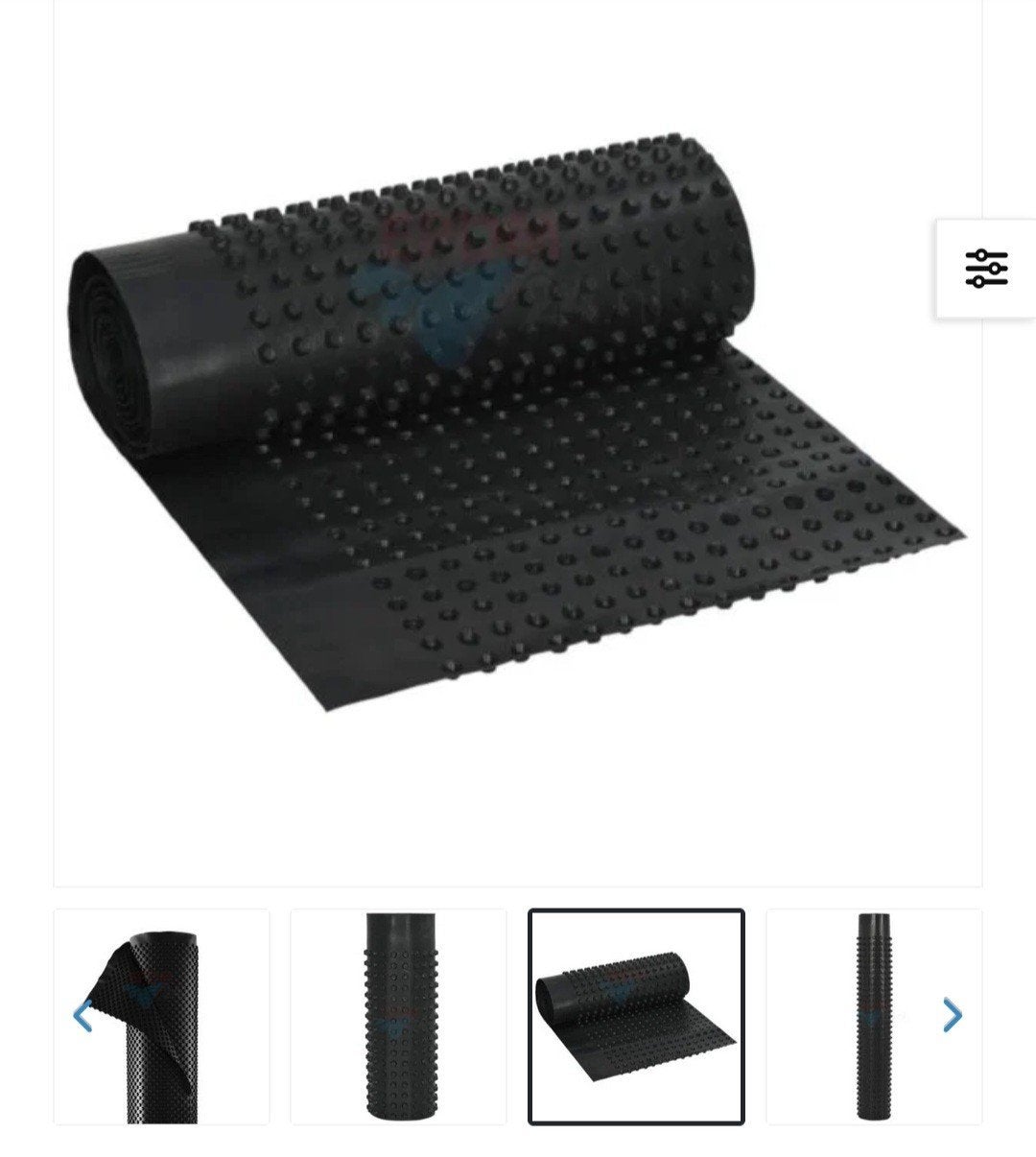 EPDM noppenfolie 20 meter x 50 cm, Doe-het-zelf en Verbouw, Ophalen of Verzenden, Nieuw