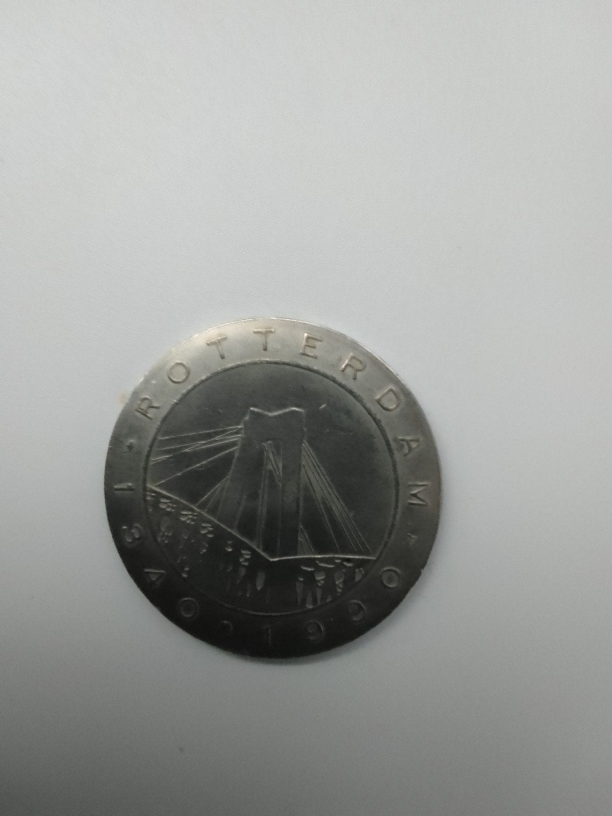 Rotterdamse poorter penning uitgegeven in 1999, Ophalen of Verzenden, 2 euro