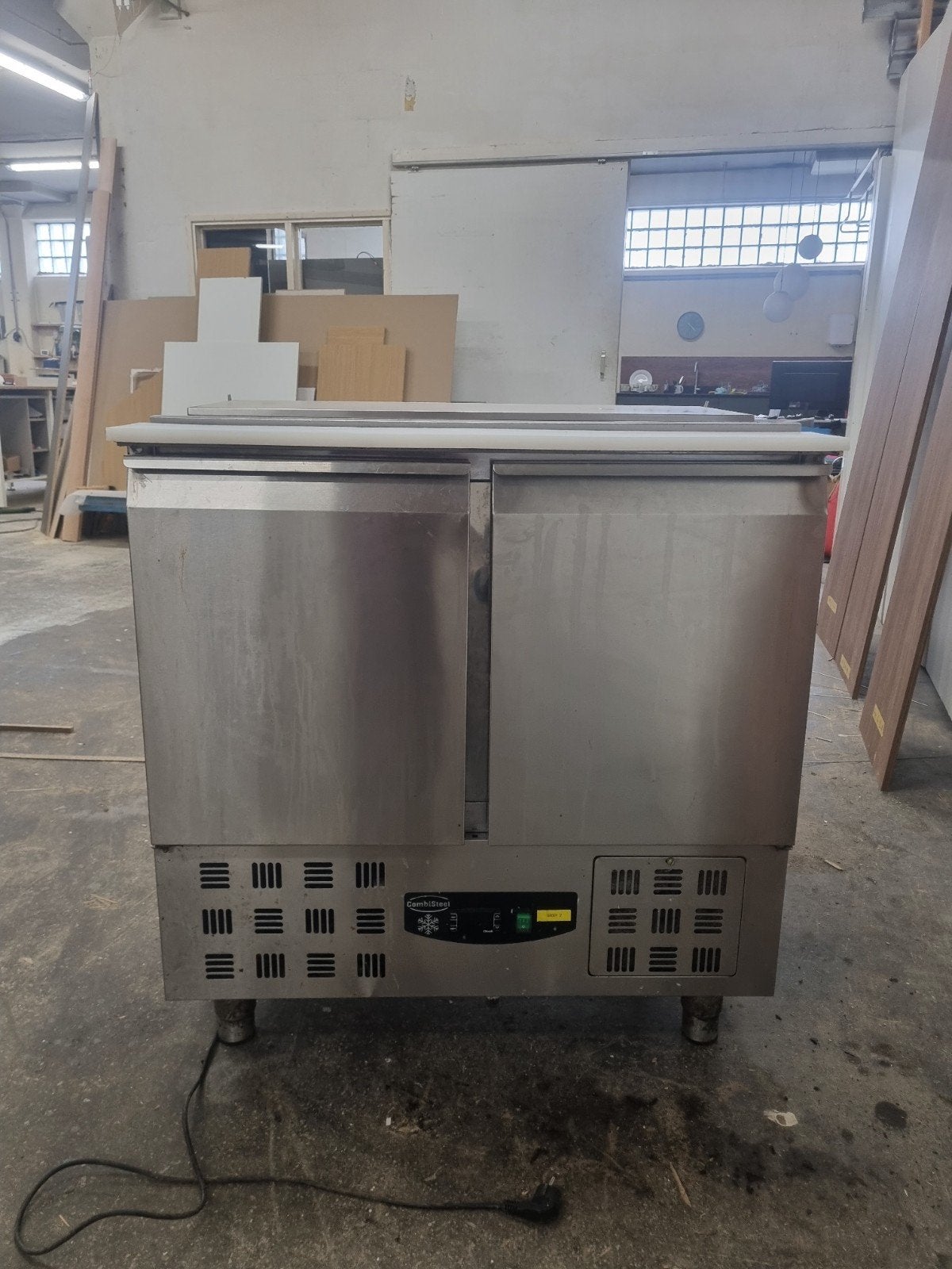 RVS Koelwerkbank met 2 deuren, 200 liter of meer, 60 cm of meer, Ophalen, 85 tot 120 cm