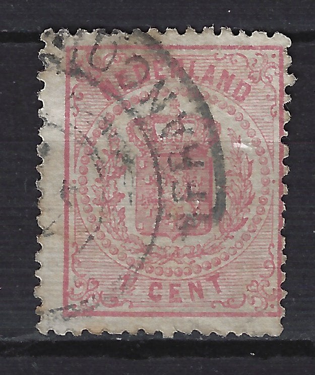 NVPH 16 gebruikt Wapenzegels 1869 ; OUD NEDERLAND p/stuk, Ophalen of Verzenden, T/m 1940, Gestempeld