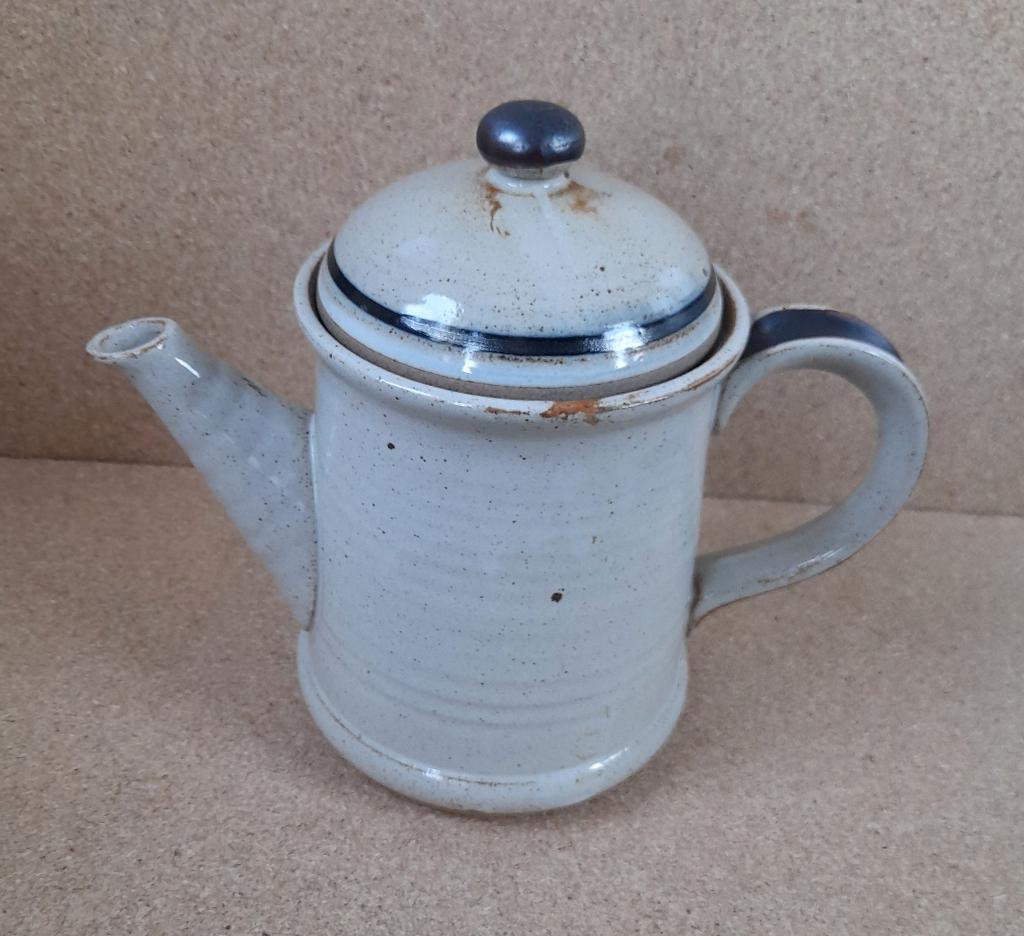 Vintage keramische theepot of koffiepot met deksel., Antiek en Kunst, Ophalen of Verzenden