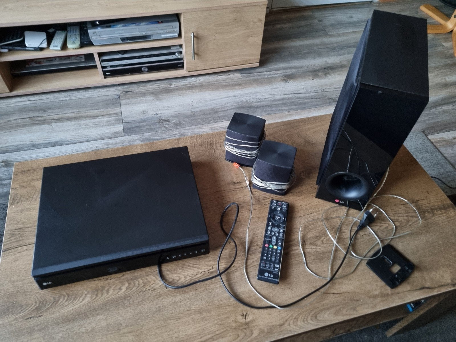 LG Bluray home cinema set, Audio, Tv en Foto, Home Cinema-sets, Overige merken, Gebruikt, Blu-ray-speler, Ophalen of Verzenden
