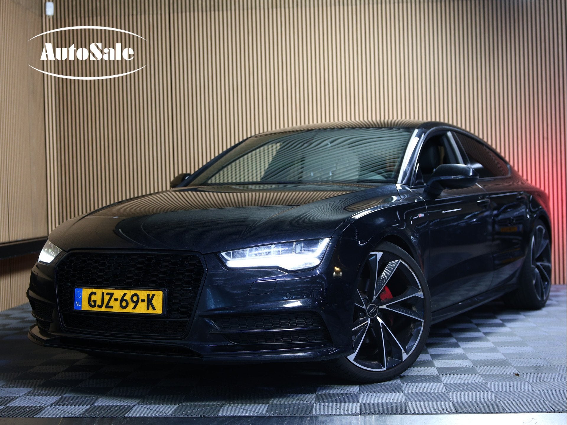 Audi A7 Sportback 1.8 TFSI S-Line AVM CARPLAY CAMERA NAV LEE, 4 stoelen, Zwart, Bedrijf, Automatische klimaatregeling