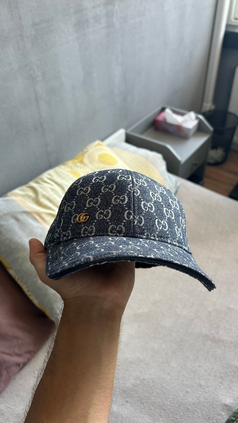 Gucci GG Monogram Baseballpet - Zo goed als nieuw, Ophalen of Verzenden, Zo goed als nieuw, One size fits all, Pet