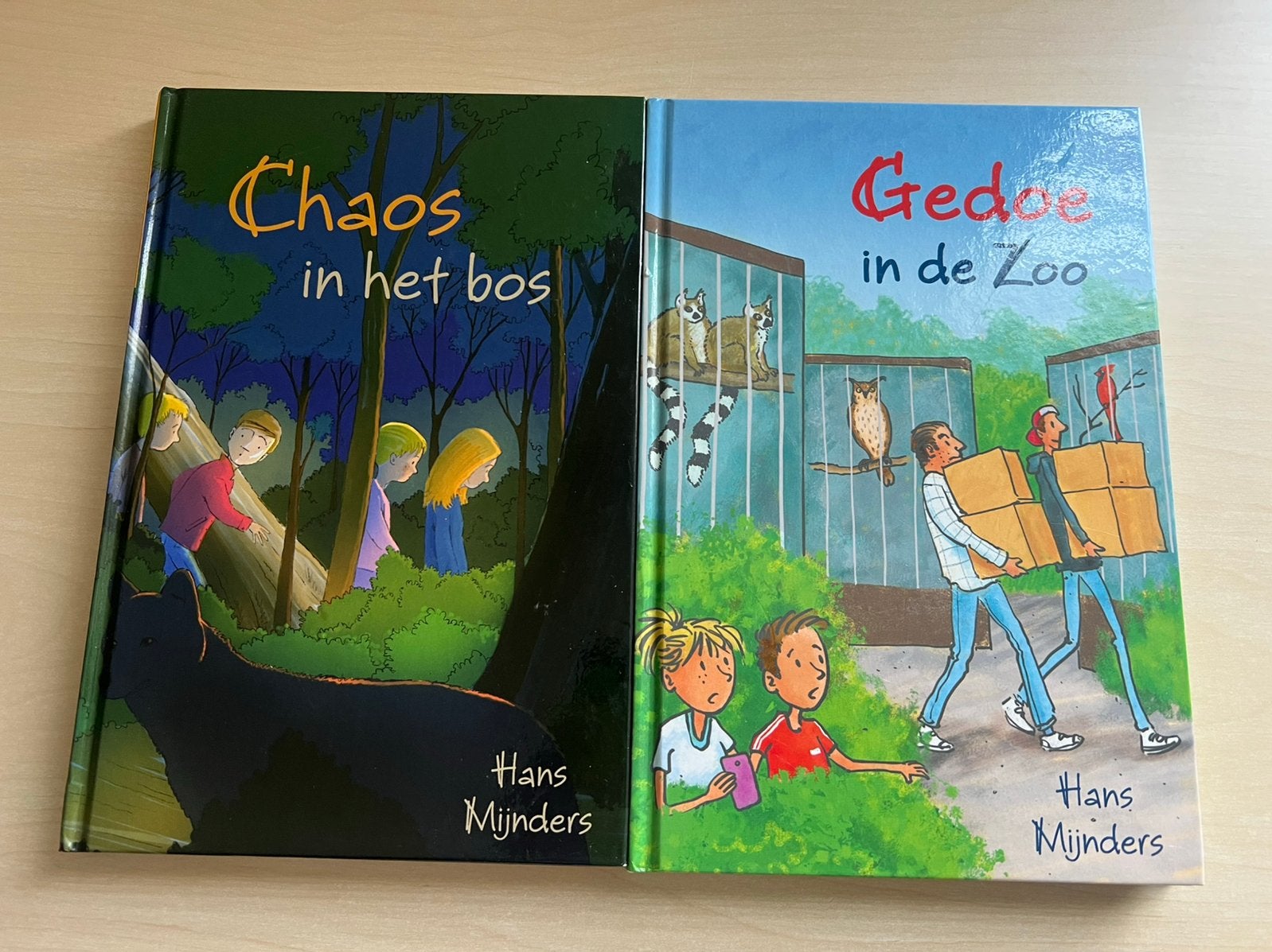 Kinderboeken door Hans Mijnders oa Gedoe in de Zoo, Boeken, Ophalen of Verzenden, Zo goed als nieuw
