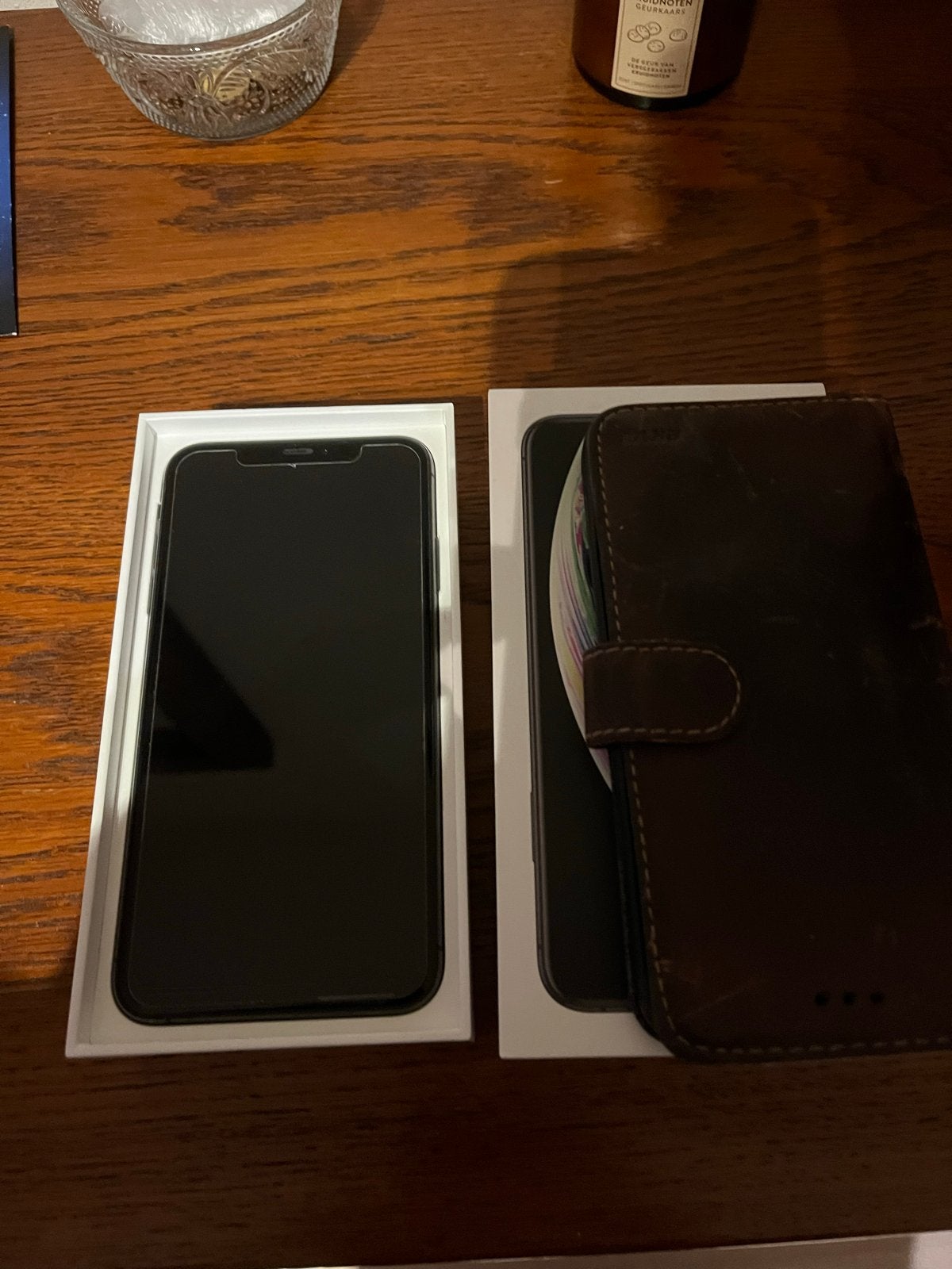 iPhone XS Max 256GB Zwart met leren hoesje, 256 GB, Zwart, Ophalen of Verzenden, Zonder simlock