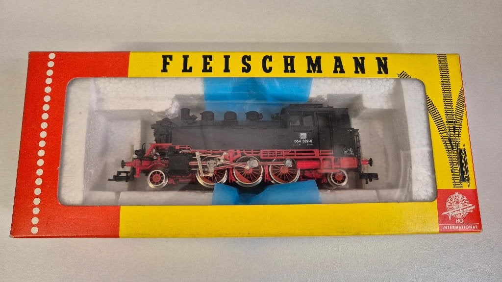 Fleischmann 4064 - Stoomlok 064 389-0 ESU Digitaal (uniek!), Fleischmann, Ophalen of Verzenden, Zo goed als nieuw, Gelijkstroom