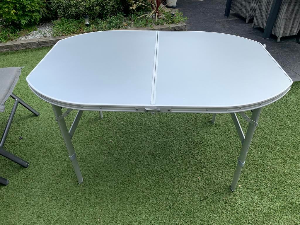 Opklapbare campingtafel, Ophalen, Gebruikt, Campingtafel