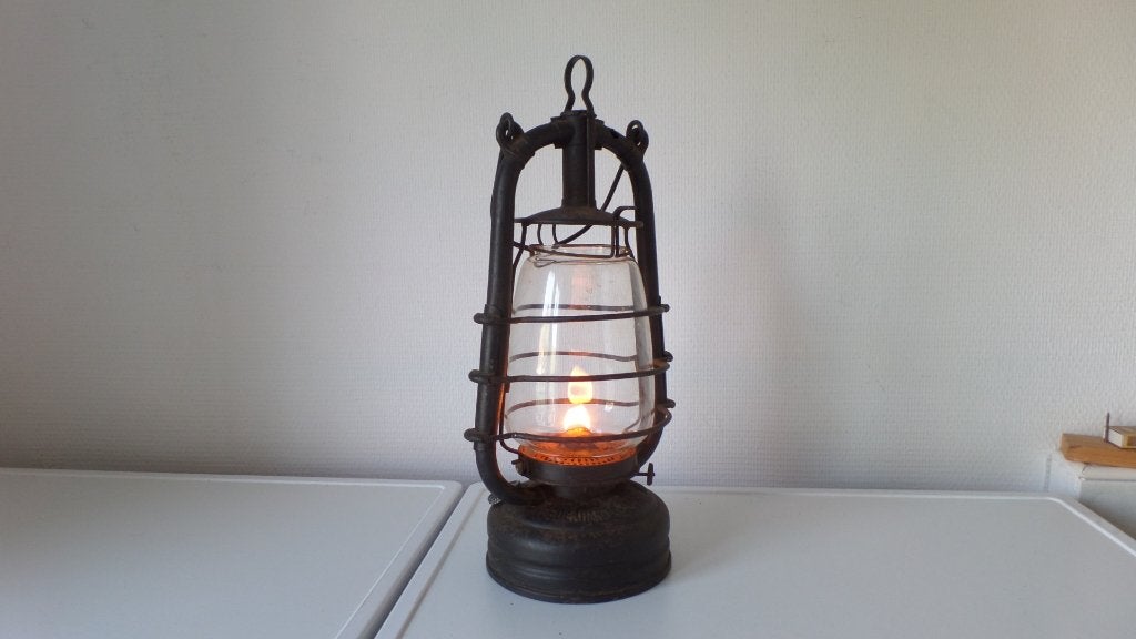 Petroleumlamp, FEUERHAND, Model 201 (3)-(#8999), Antiek en Kunst, Antiek | Lampen, Ophalen of Verzenden