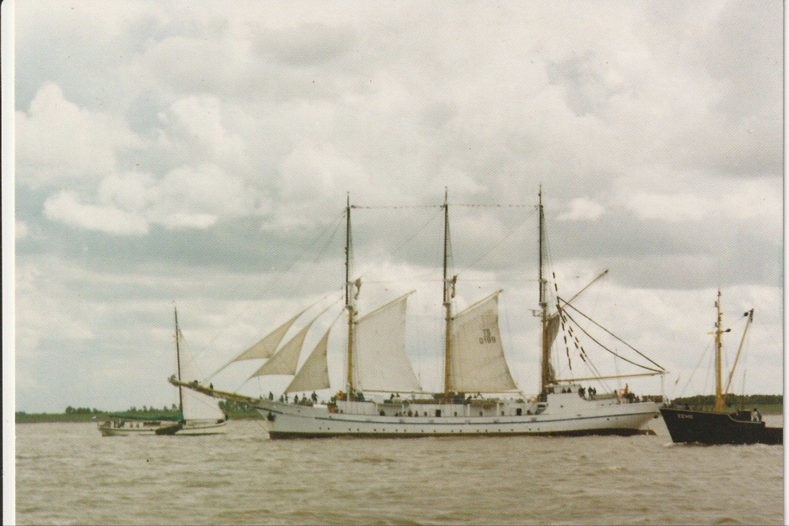 DELFZIJL HAVEN DRIEMASTER SCHEEPVAART DELFSAIL, Ophalen of Verzenden, 1980 tot heden, Ongelopen, Groningen