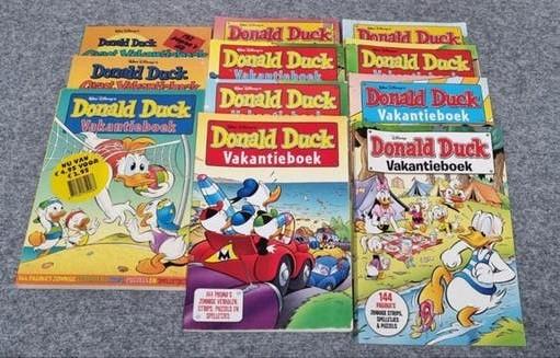 Donald Duck Vakantieboeken - Grote Collectie, Boeken, Meerdere stripboeken, Ophalen of Verzenden, Gelezen, Walt Disney
