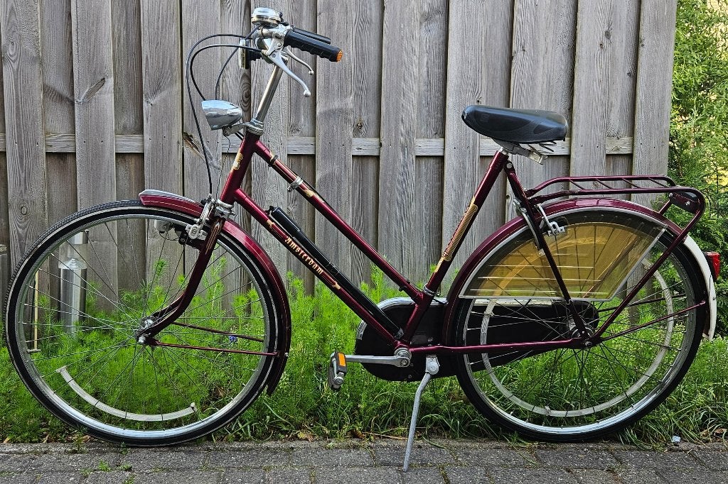 Damesfiets 26 inch wielen, Gebruikt, Velgrem, Versnellingen, 56 cm of meer