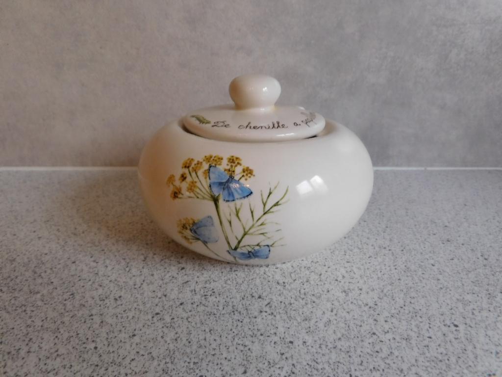 Suikerpot Chenille de Papillon JET by ter Steege, Overige typen, Ophalen of Verzenden, Zo goed als nieuw, Overige stijlen