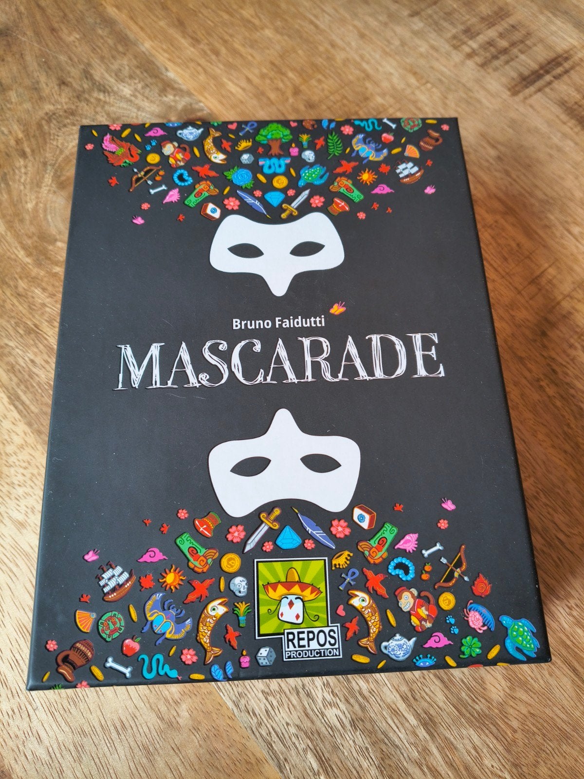 spel mascarade, Vijf spelers of meer, Ophalen of Verzenden, Zo goed als nieuw, Repos Production