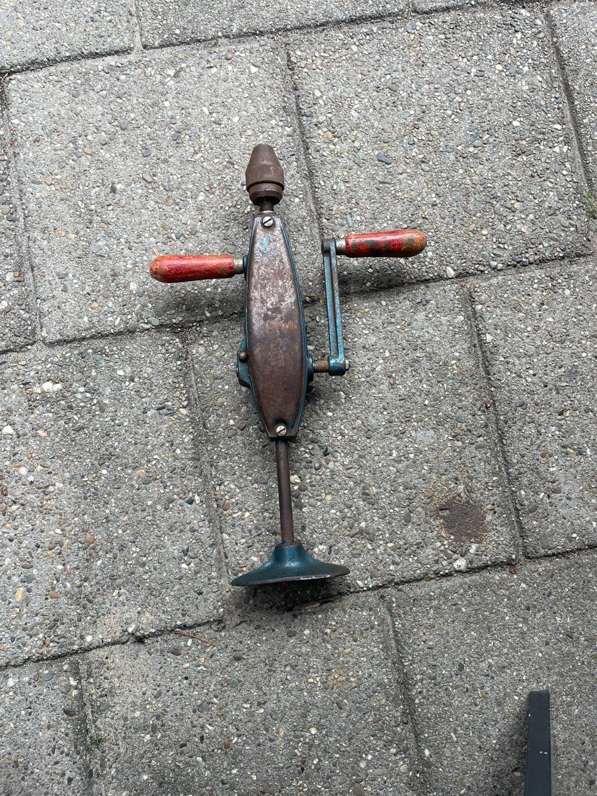 Oude hand boor, Ophalen of Verzenden, Gebruikt