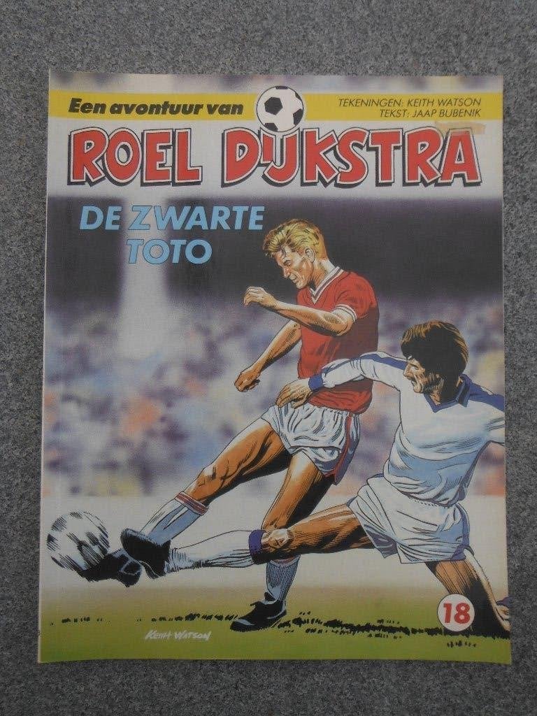 Roel Dijkstra. 17 X. Voetbalstrip., Meerdere stripboeken, Ophalen of Verzenden, Gelezen