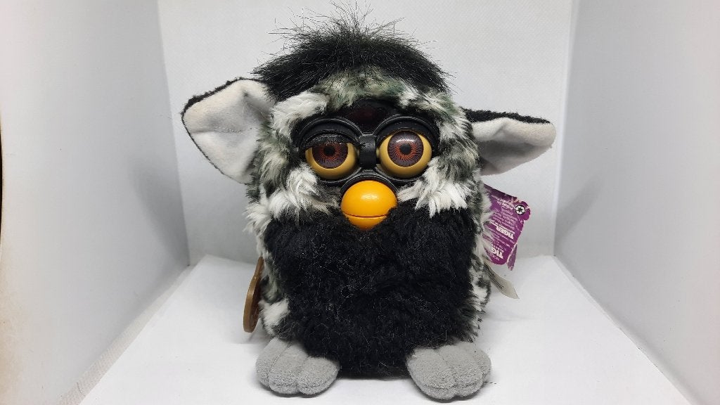 Vintage Original Husky Slow Leopard Furby 1998 Model 70-800, Ophalen of Verzenden, Gebruikt, Overige typen
