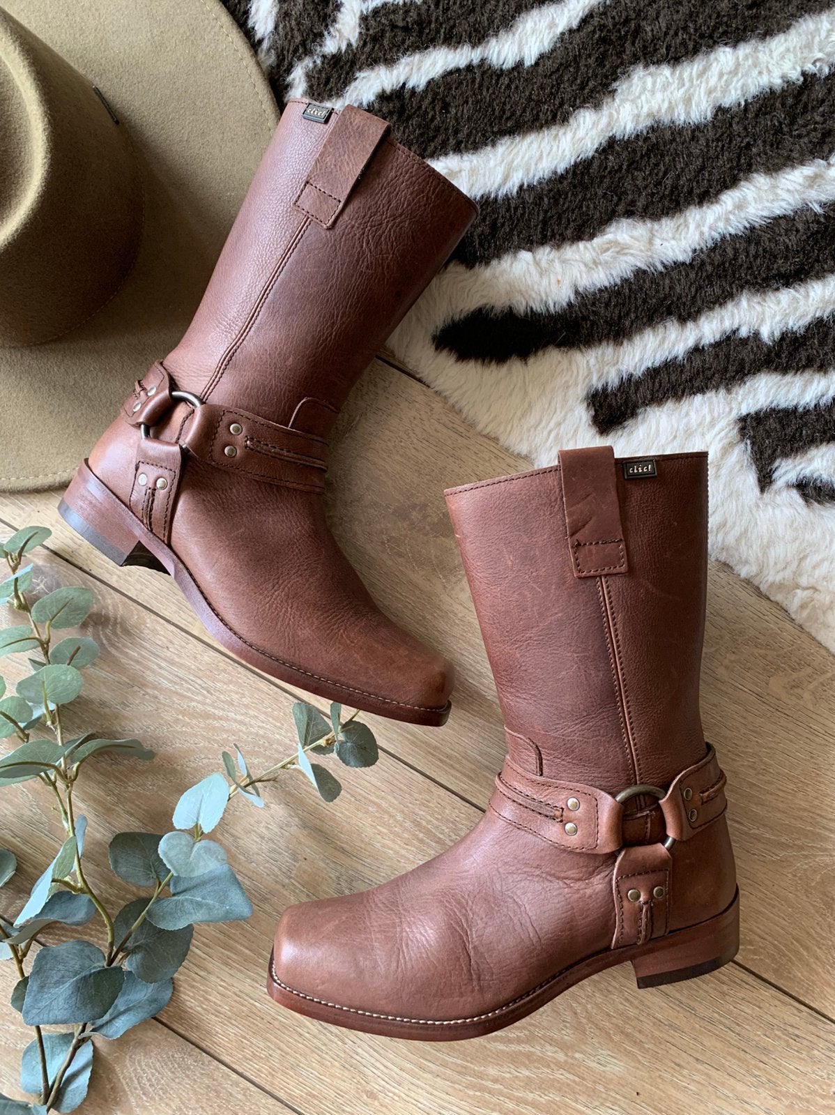 Clic bikerboots 38 western boots met rits cowboylaarzen, Kleding | Dames, Hoge laarzen, -, Nieuw, Ophalen of Verzenden