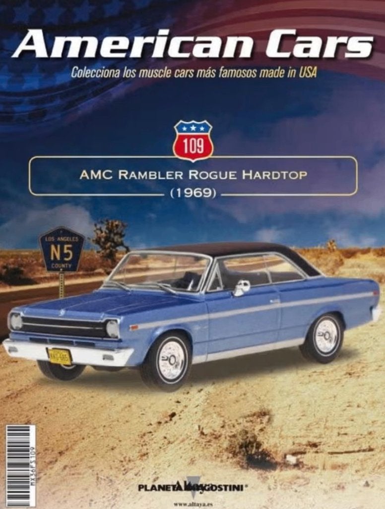 AMC Rambler Rogue Hardtop 1969 1/43 ALTAYA American cars 109, Verzenden, Nieuw, Auto, Overige merken