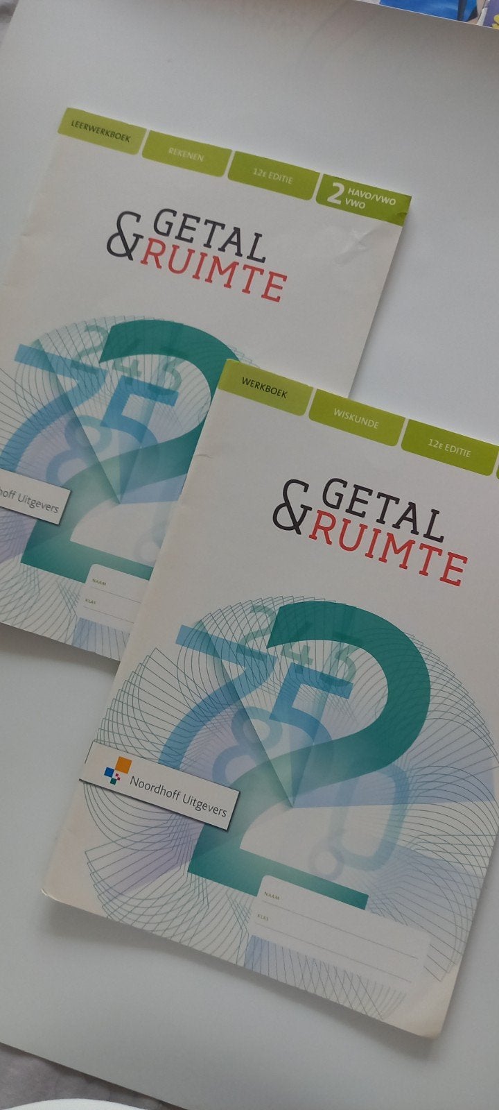 Getal & Ruimte 2 HAVO/VWO 12e editie - Leerwerkboek, Boeken, Schoolboeken, Gelezen, Wiskunde A, HAVO, Diverse auteurs