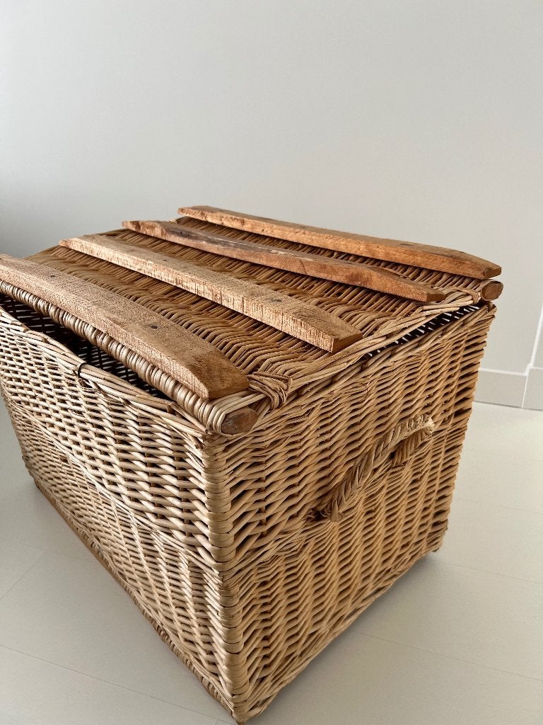 Dekenkist / mand / hutkoffer, Ophalen, 50 tot 100 cm, Zo goed als nieuw, 50 tot 75 cm