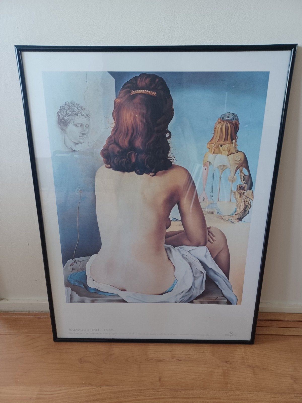 Salvador Dali ingelijste poster, Ophalen