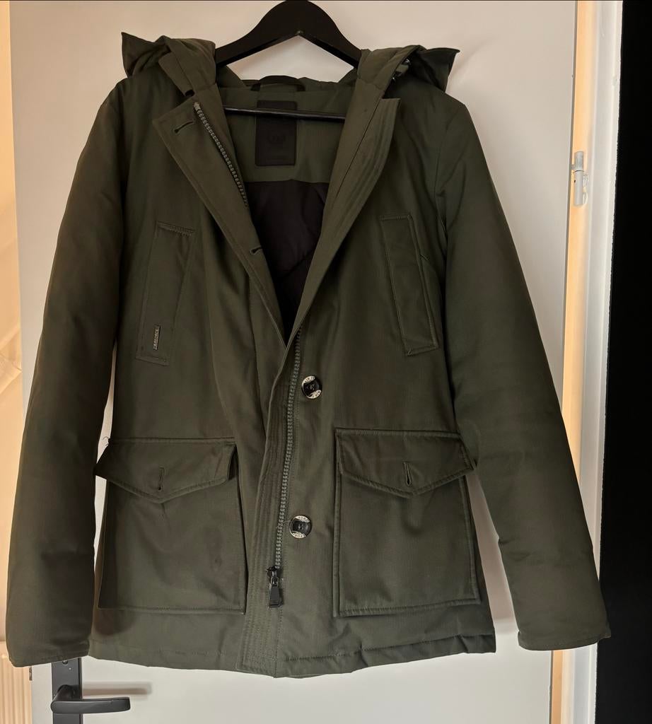 AIRFORCE 4 pocket parka, Ophalen of Verzenden, Zo goed als nieuw, Maat 42/44 (L), Groen