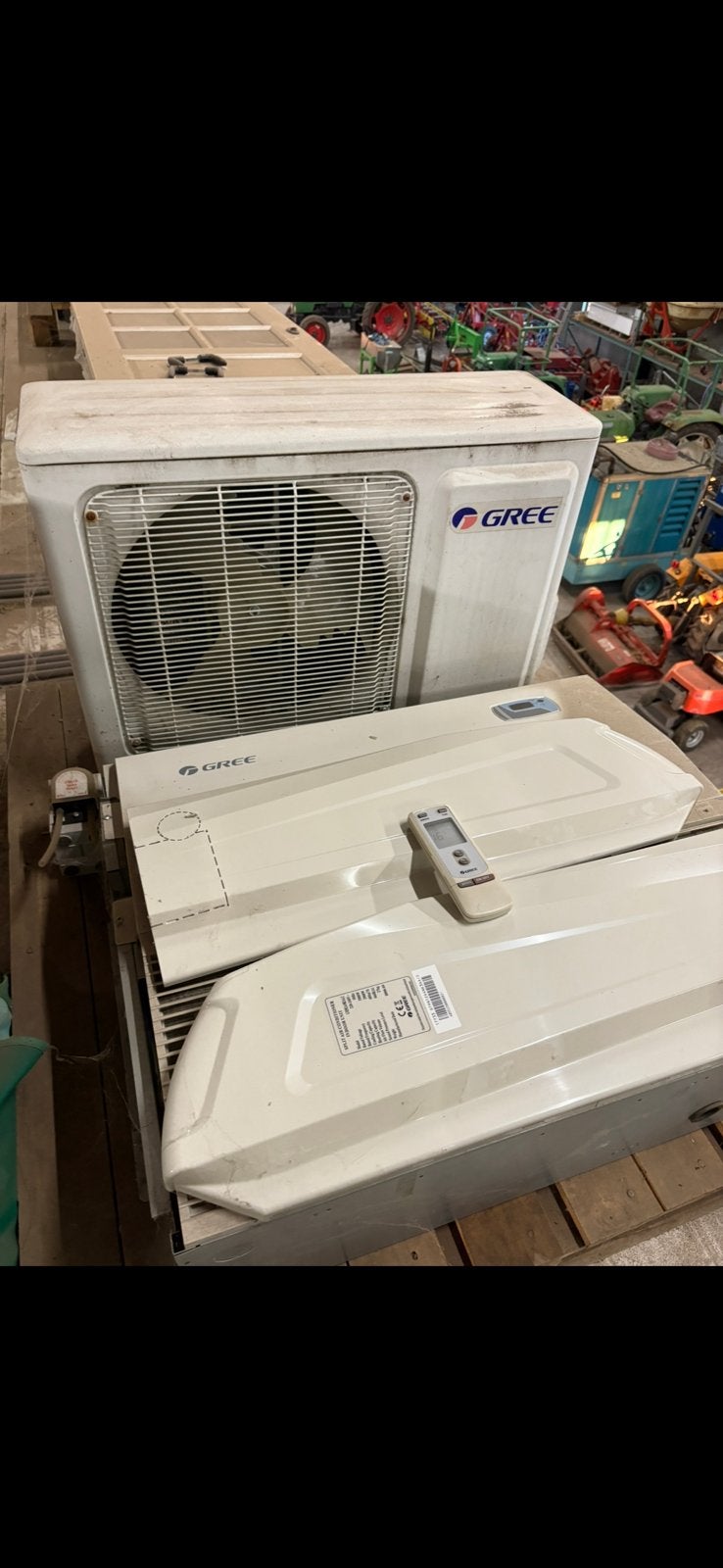 Gree airco, Ophalen, Zo goed als nieuw