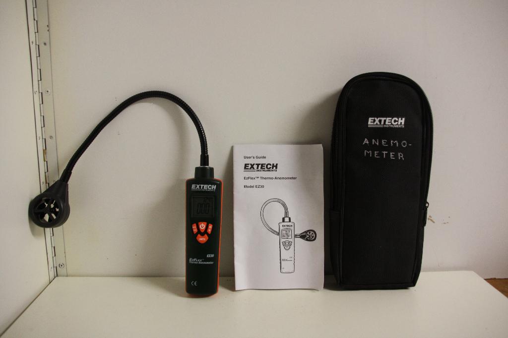 ExtechThermo-anemometer EZ Flex 30, compleet met tas., Ophalen of Verzenden, Zo goed als nieuw