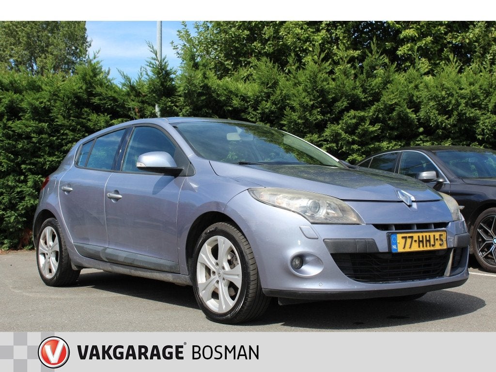 Renault Mégane 1.6 Dynamique/AIRCO/NAVIGATIE/PDC/, Auto's, Dealer onderhouden, Stof, Gebruikt, Zwart