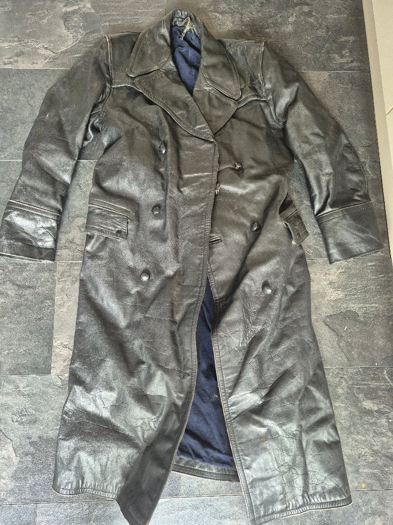 Leren SD jas Jas van Ned SD man ww2, Verzamelen, Ophalen of Verzenden, Nederland, Kleding of Schoenen