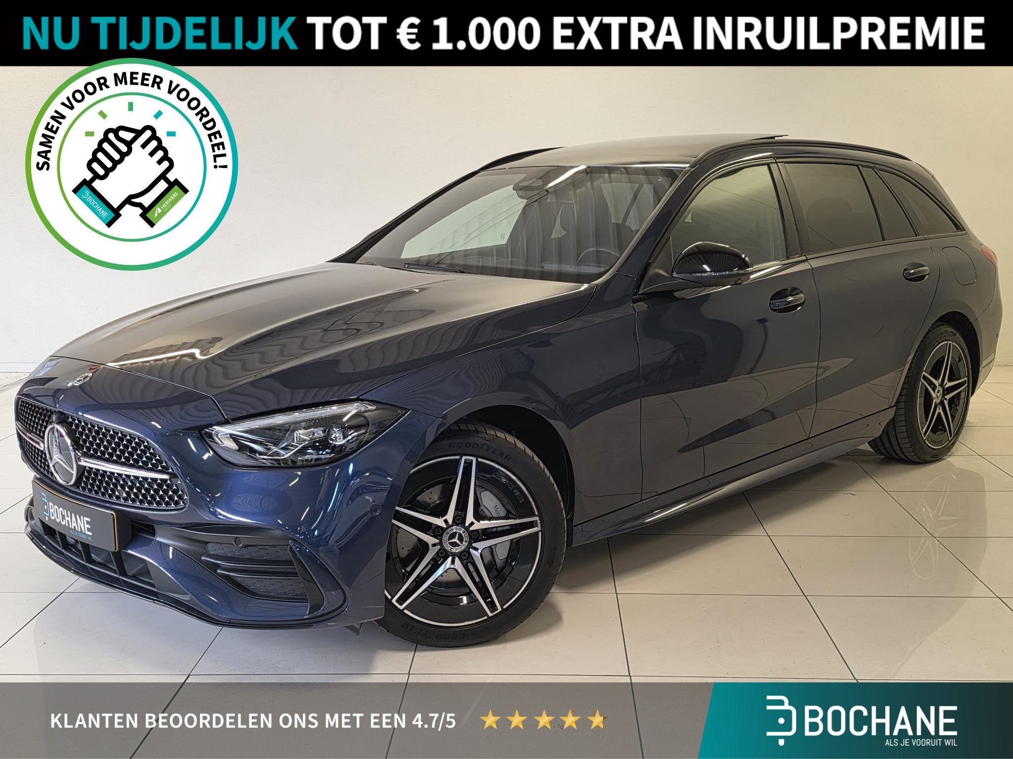 Mercedes-Benz C-klasse Estate 300 e AMG Line | Pano | Burmes