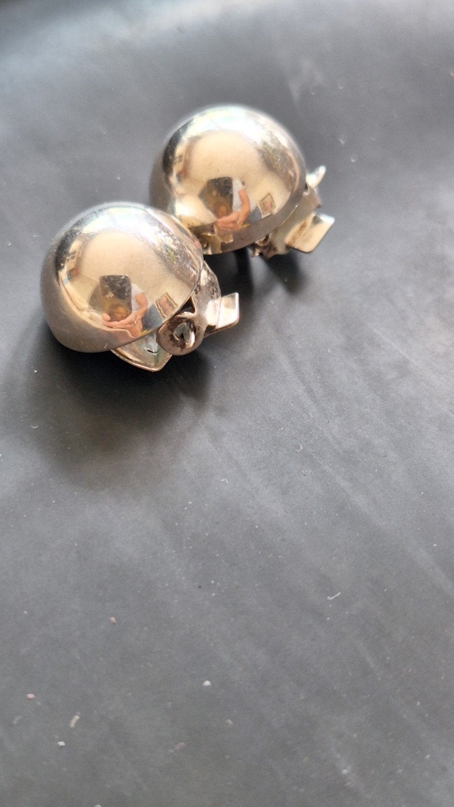 Ronde zilveren clips oorbellen zilver, Sieraden, Tassen en Uiterlijk, Oorbellen, Ophalen of Verzenden, Zo goed als nieuw, Zilver