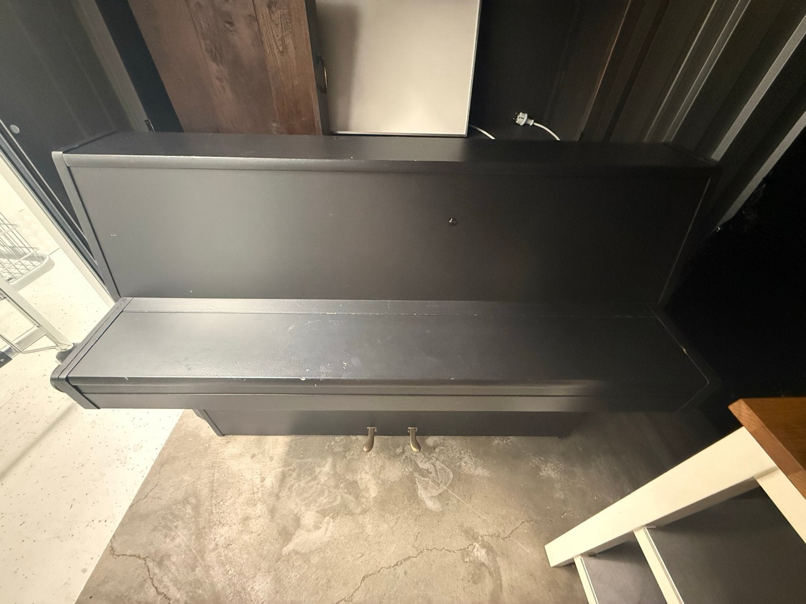 Zwarte Rippen piano, Zwart, Digitaal, Ophalen of Verzenden, Zo goed als nieuw
