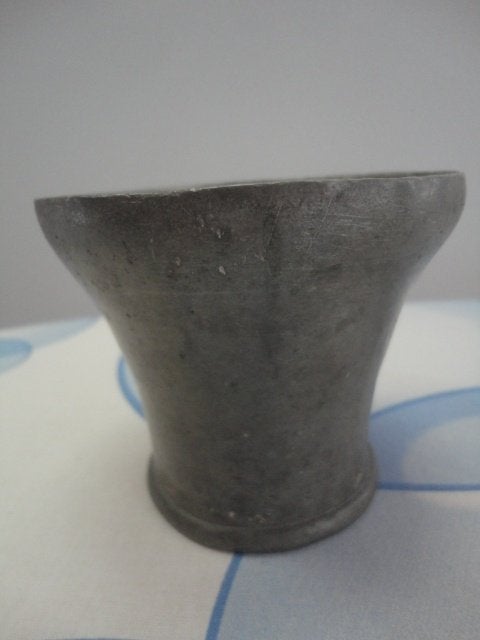 antieke TINNEN BEKER/VAASJE, gemerkt tin, Antiek en Kunst, Ophalen of Verzenden